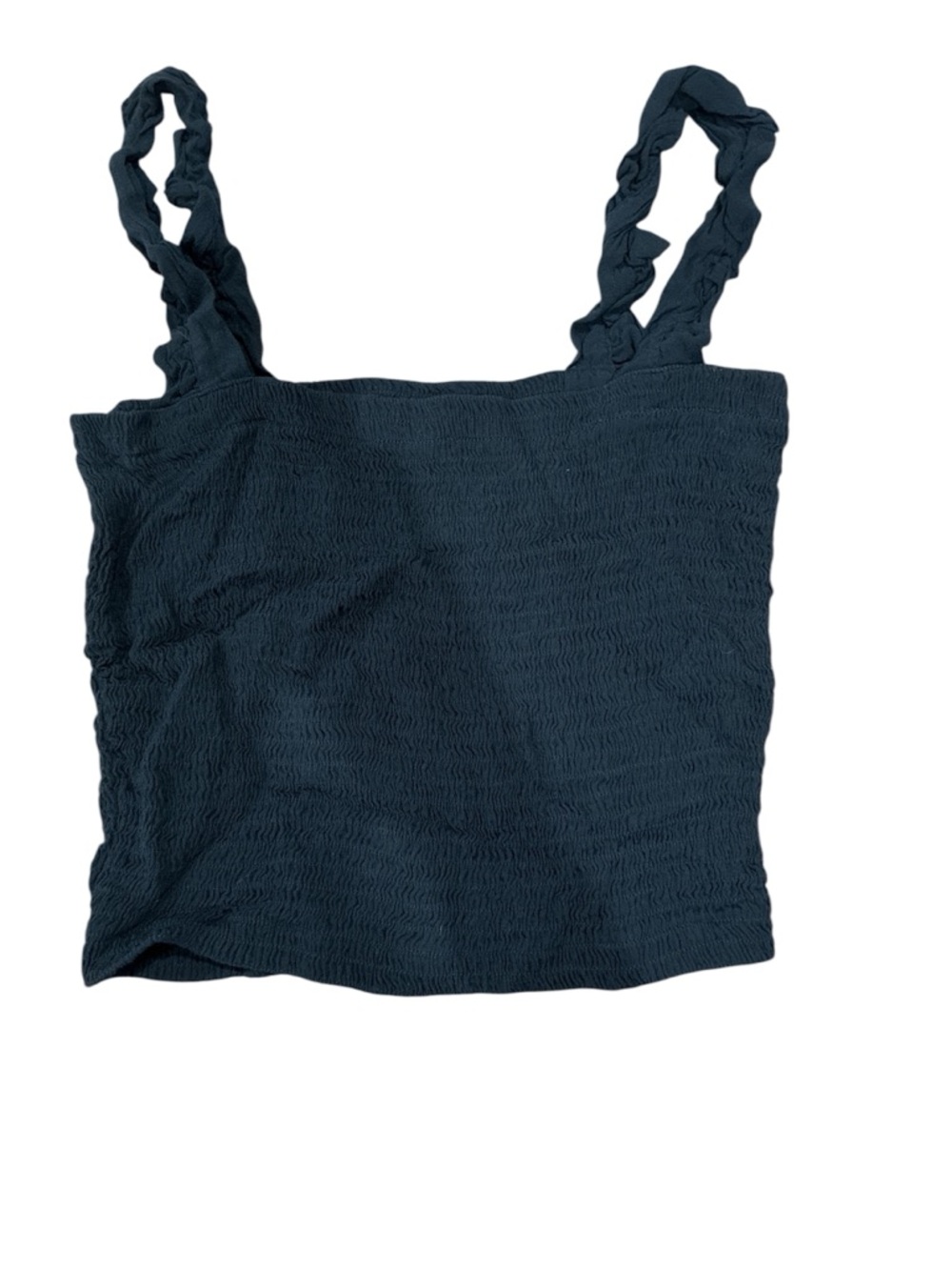PINK Victoria's Secret Navy Smocked Camisole with Ruched Straps